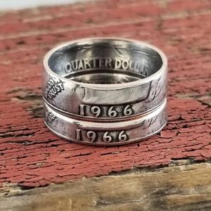 1965-1998 Liberty Quarter Coin Ring